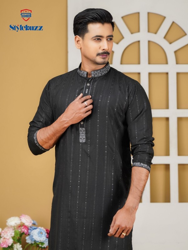 Exclusive Men's Premium Multi Sequence Panjabi, P-002