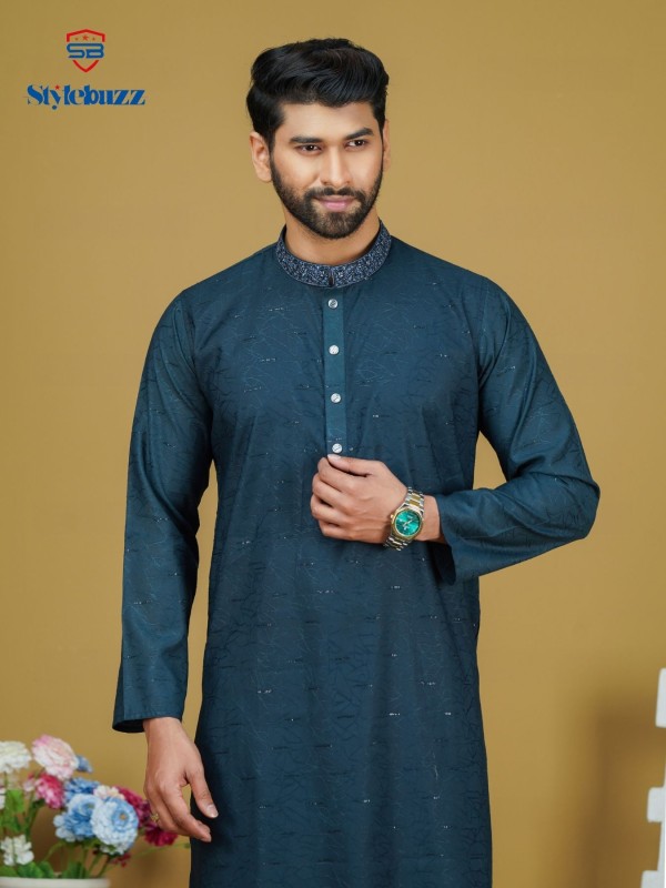 Men's Premium Bambo Stuch Panjabi, P-0046