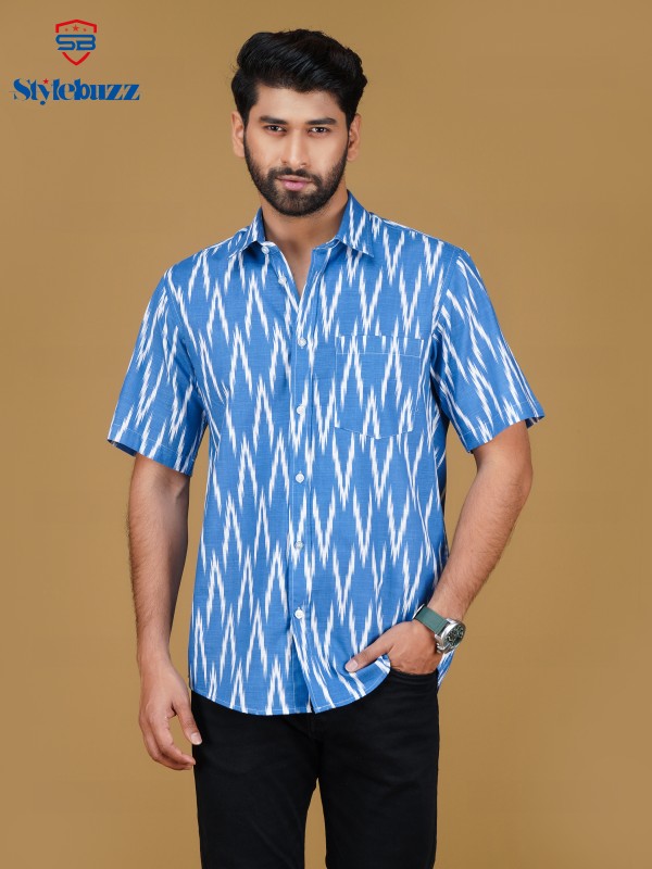 006, Men's Casual Half Sleeve Shirt