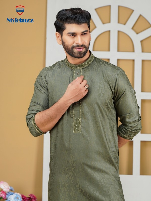 Exclusive Men's Premium Sequence Dynamic Panjabi, P-0012