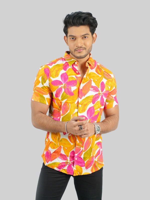 0013, Men's Casual Half Sleeve Shirt