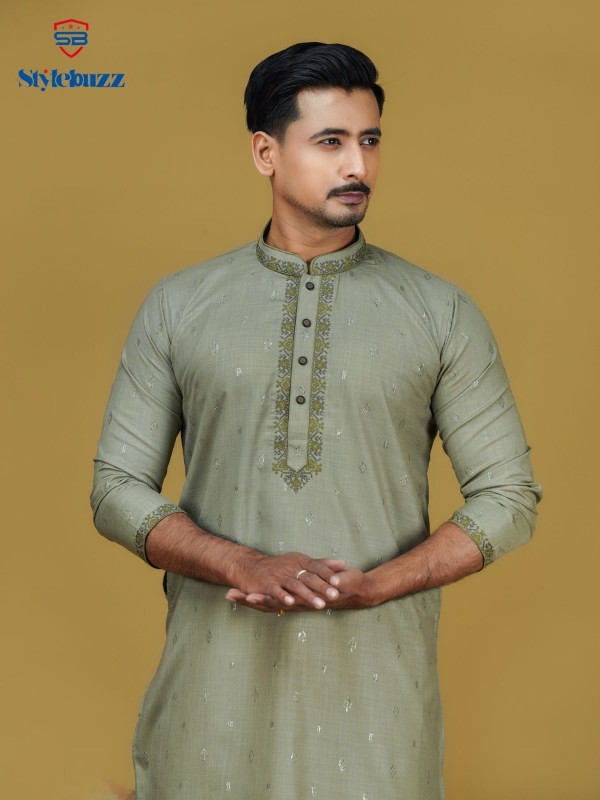 Exclusive Men's Premium Elit Cotton Panjabi, P-0034